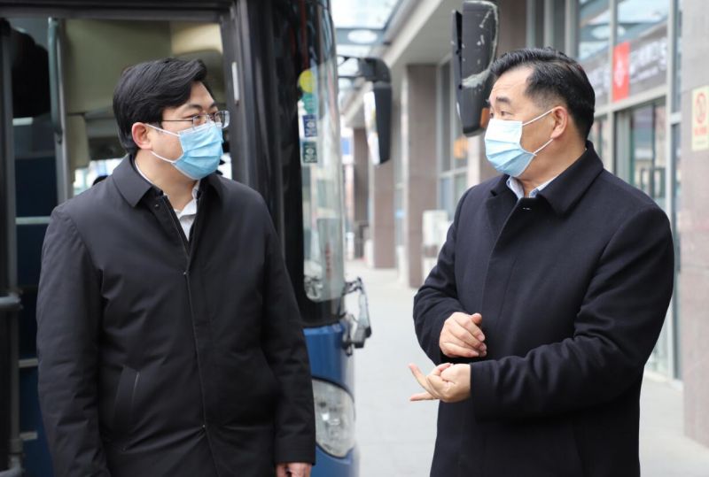 市委常委、武進區(qū)委書記喬俊杰督查武進汽車站春運及疫情防控工作